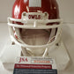 Temple Owls Isaiah Wright Autographed Signed Mini Helmet Jsa Coa