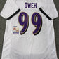 Baltimore Ravens Odafe Jayson Oweh Autographed Signed Jersey Jsa Coa