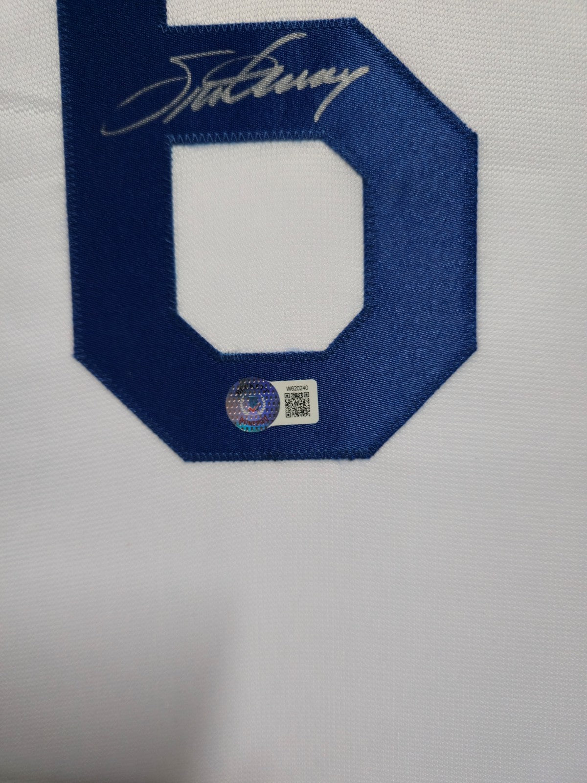 Framed La Dodgers Steve Garvey Autographed Signed Jersey Beckett Holo