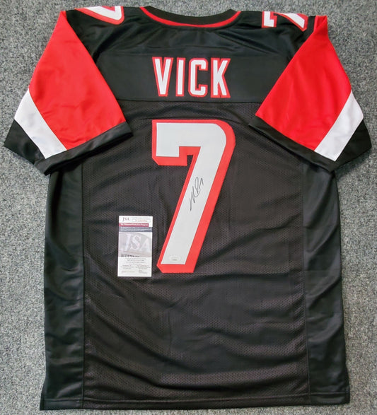 Atlanta Falcons Michael Vick Autographed Signed Jersey Jsa Coa