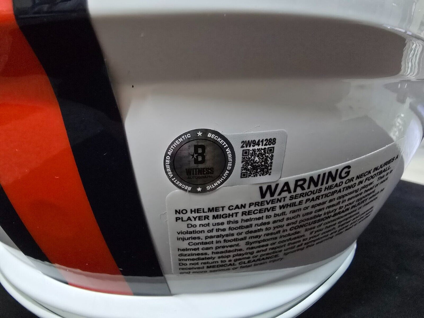 Denver Broncos Pat Surtain Ii Signed Insc Authentic Full Size Helmet Beckett