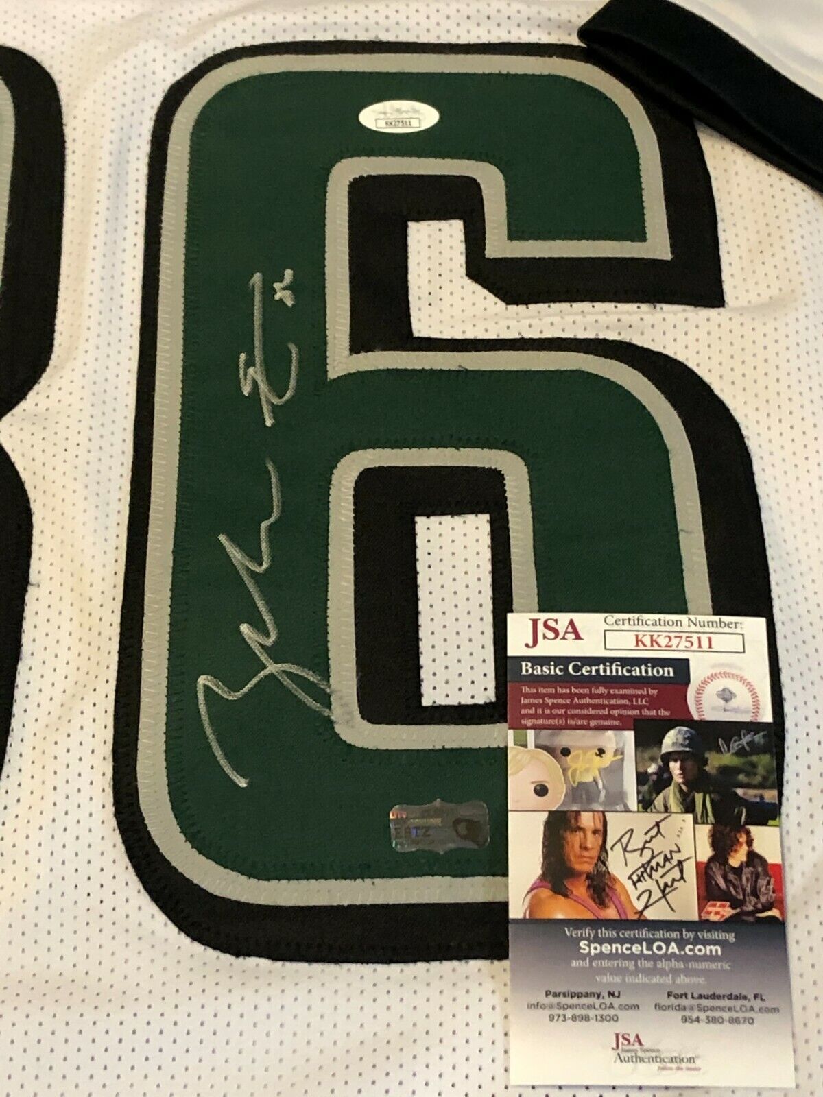 MVP Authentics Philadelphia Eagles Zach Ertz Autographed Signed Jersey Jsa  Coa 179.10 sports jersey framing , jersey framing
