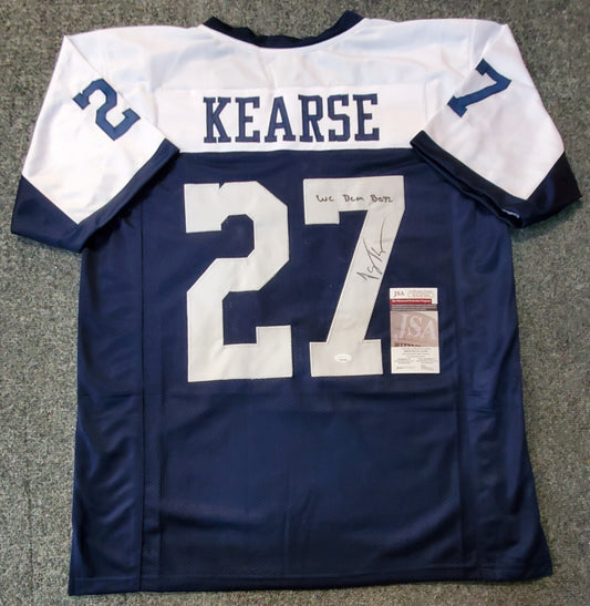 Dallas Cowboys Jayron Kearse Autographed Signed Inscribed Jersey Jsa Coa