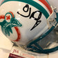 Oj Mcduffie Autographed Signed Miami Dolphins Mini Helmet Jsa Coa