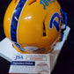 Pitt Panthers Israel Izzy Abanikanda Signed Speed Mini Helmet Jsa Coa