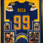 Framed San Diego Chargers Joey Bosa Autographed Signed Jersey Jsa Coa