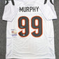 Cincinnati Bengals Myles Murphy Autographed Signed Jersey Jsa Coa