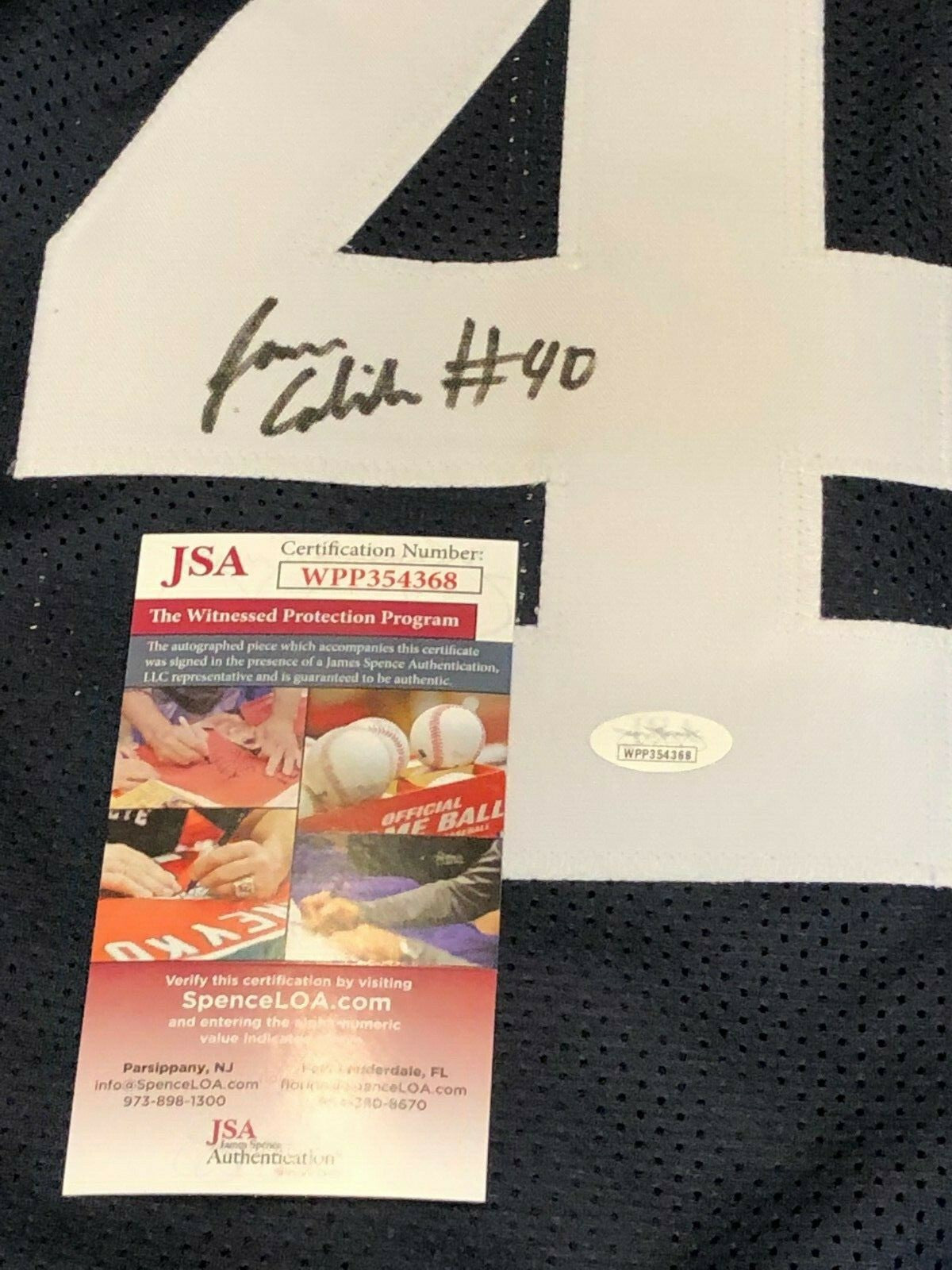 Penn State Jason Cabinda Autographed Signed Jersey Jsa Coa