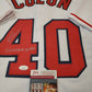 Cleveland Indians Bartolo Colon Autographed Inscribed Jersey Jsa Coa