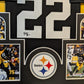 Framed Pittsburgh Steelers Najee Harris Autographed Signed Jersey Beckett Coa