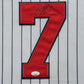 Suede Framed Minnesota Twins Joe Mauer Autographed Signed Jersey Jsa Coa