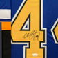 Framed St Louis Blues Chris Pronger Autographed Signed Jersey Jsa Coa
