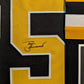 Framed Pittsburgh Penguins Tom Barrasso Autographed Signed Jersey Jsa Coa