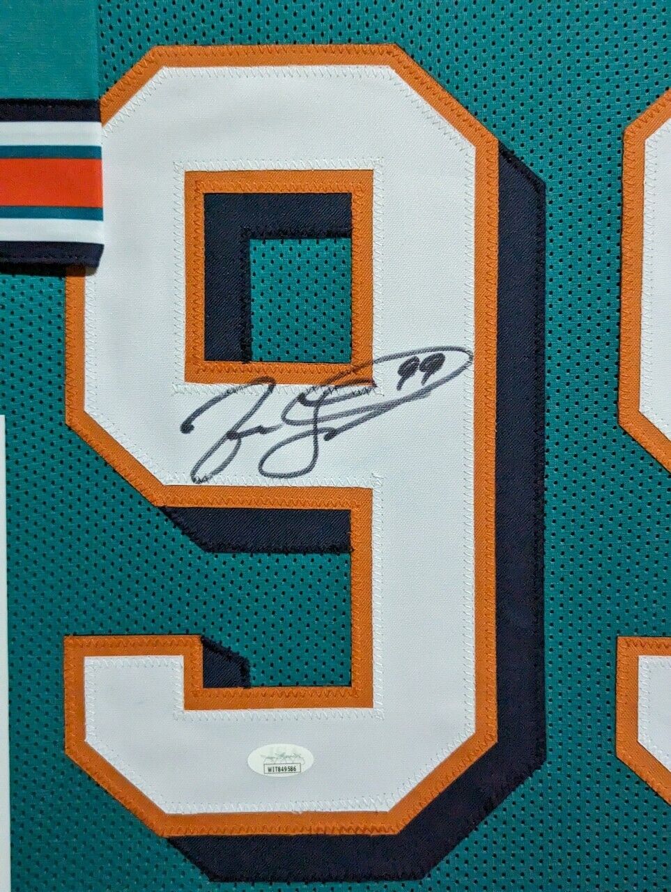 MVP Authentics Framed Miami Dolphins Jason Taylor Autographed Signed Jersey Jsa Coa 540 sports jersey framing , jersey framing