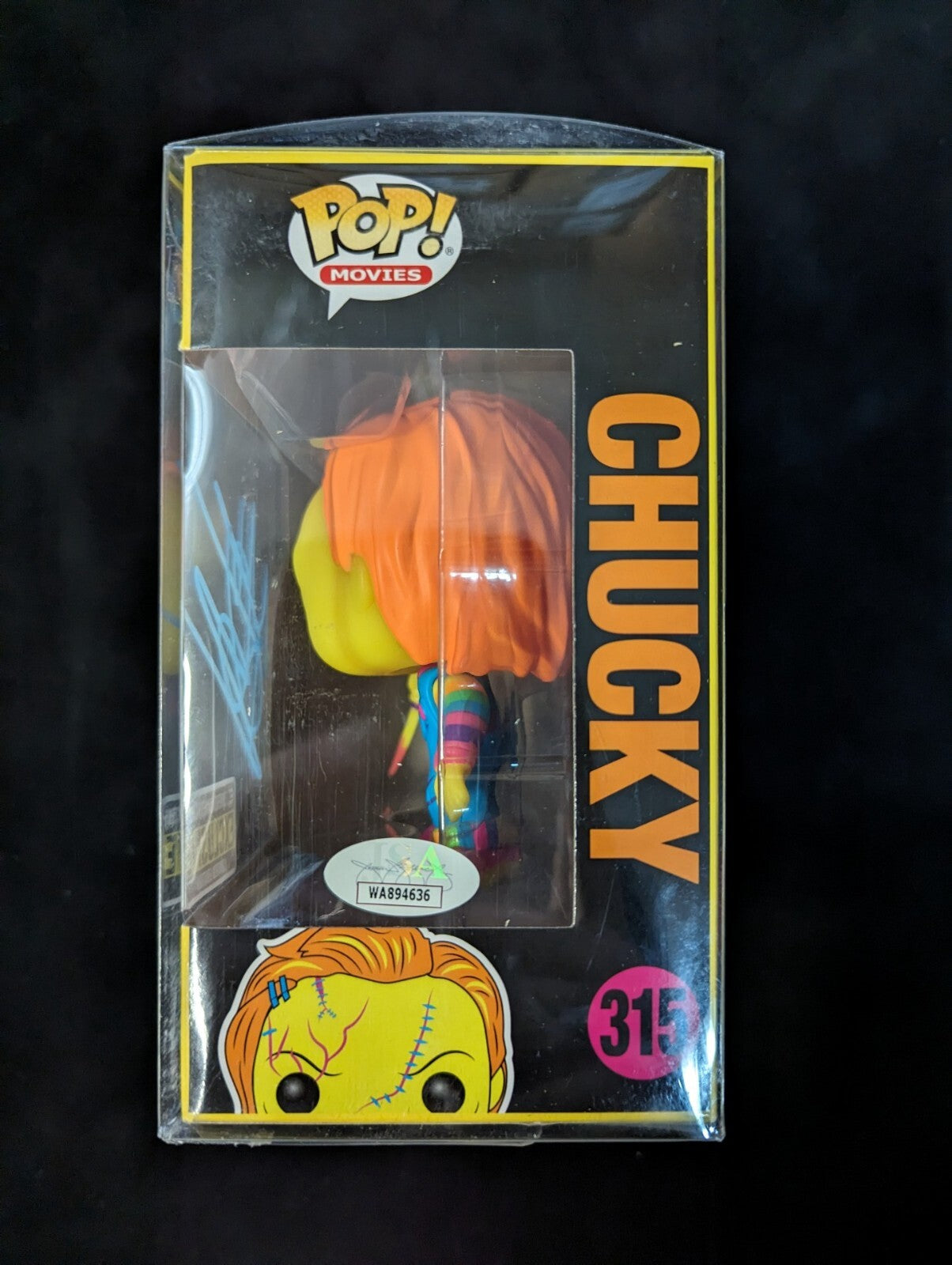 Martin Klebba Autographed/Signed Funko Pop! #315 Bride Of Chucky Auto Horror Jsa