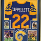 Framed John Cappelletti Autographed Signed Inscribed L.A. Rams Jersey Jsa Coa