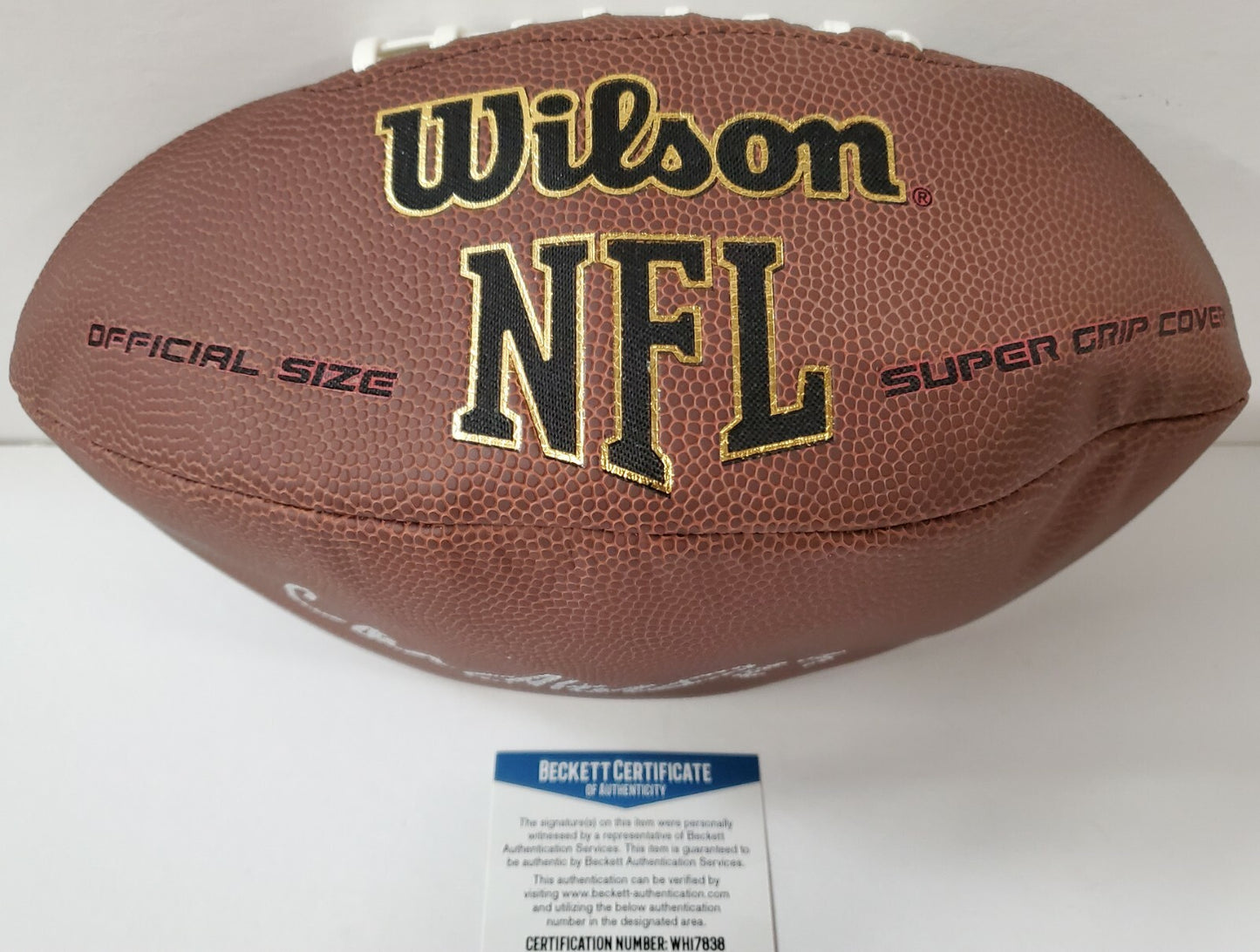 Los Angeles Rams Cam Akers Autographed Signed Nfl Football Beckett Coa