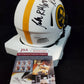 Pittsburgh Steelers John Reinstra Autographed Signed Speed Lunar Helmet Jsa Coa
