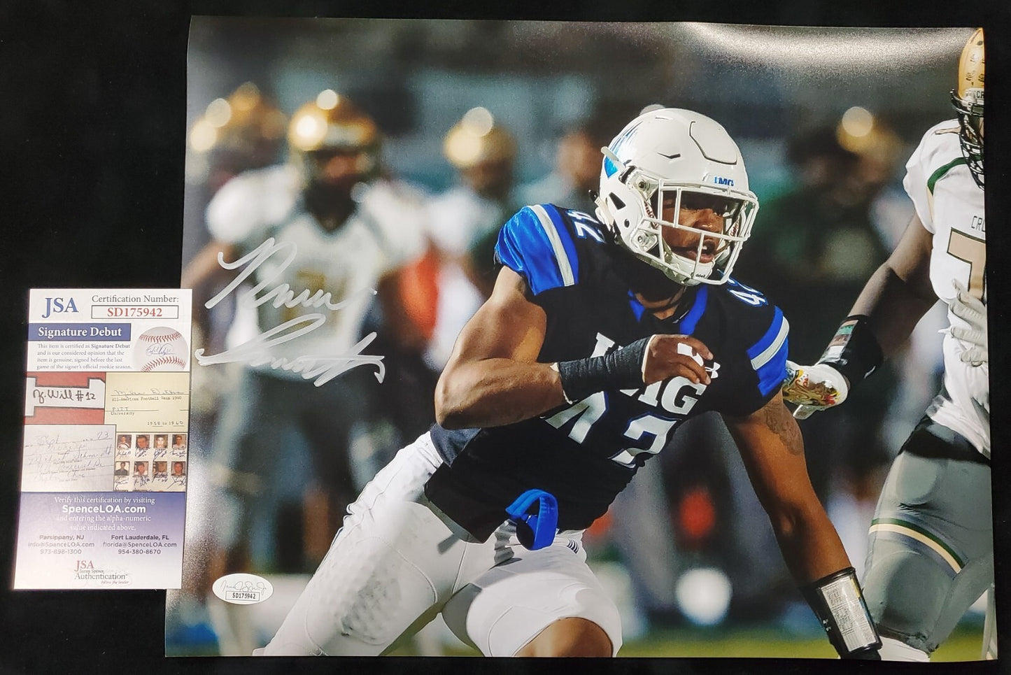 Img Academy Nolan Smith Jr Signed 11X14 Photo Jsa Coa