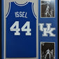 Framed Kentucky Wildcats Dan Issel Autographed Signed Jersey Jsa Coa