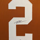 Framed Texas Longhorns Roschon Johnson Autograph Signed Jersey Beckett Holo