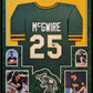 MVP Authentics Framed In Suede Oakland A's Mark Mcgwire Autographed Signed Jersey Jsa 1125 sports jersey framing , jersey framing