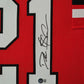 Framed Atlanta Falcons Deion Sanders Autographed Jersey Beckett Holo