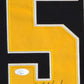 Suede Framed Pittsburgh Penguins Kris Letang Autographed Signed Jersey Jsa Coa