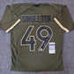 Denver Broncos Alex Singleton Autographed Signed Salute To Service Jersey Jsa