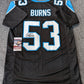 Carolina Panthers Brian Burns Autographed Signed Jersey Jsa  Coa