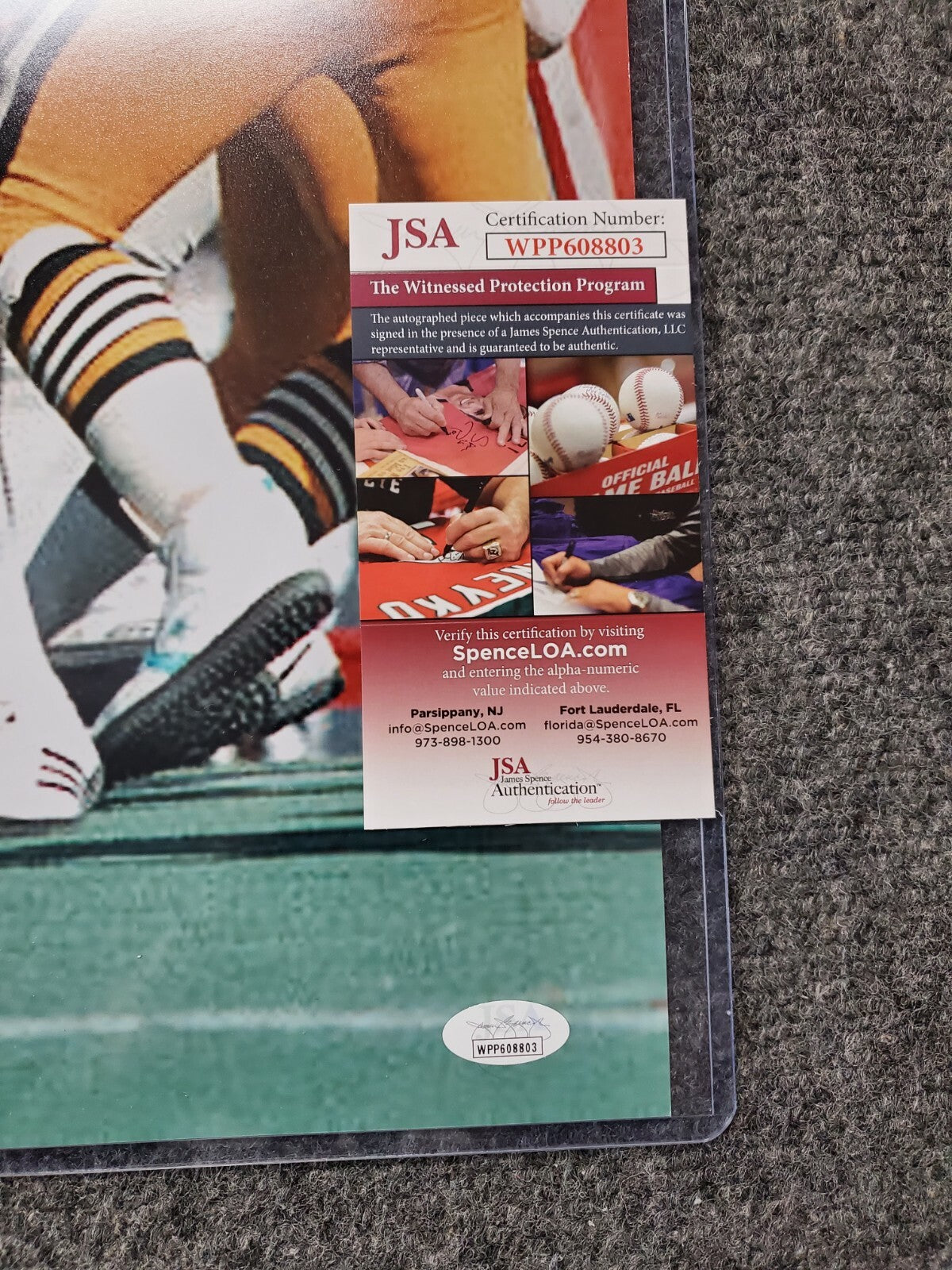 Edmonton Eskimos Warren Moon Autographed Signed Inscribed 16X20 Photo Jsa Coa