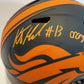 Kj Hamler Signed Inscribed Denver Broncos Eclipse Replica Full Sz Helmet Jsa Coa