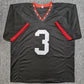 Georgia Bulldogs Tyson Campbell Autographed Signed Jersey Jsa Coa