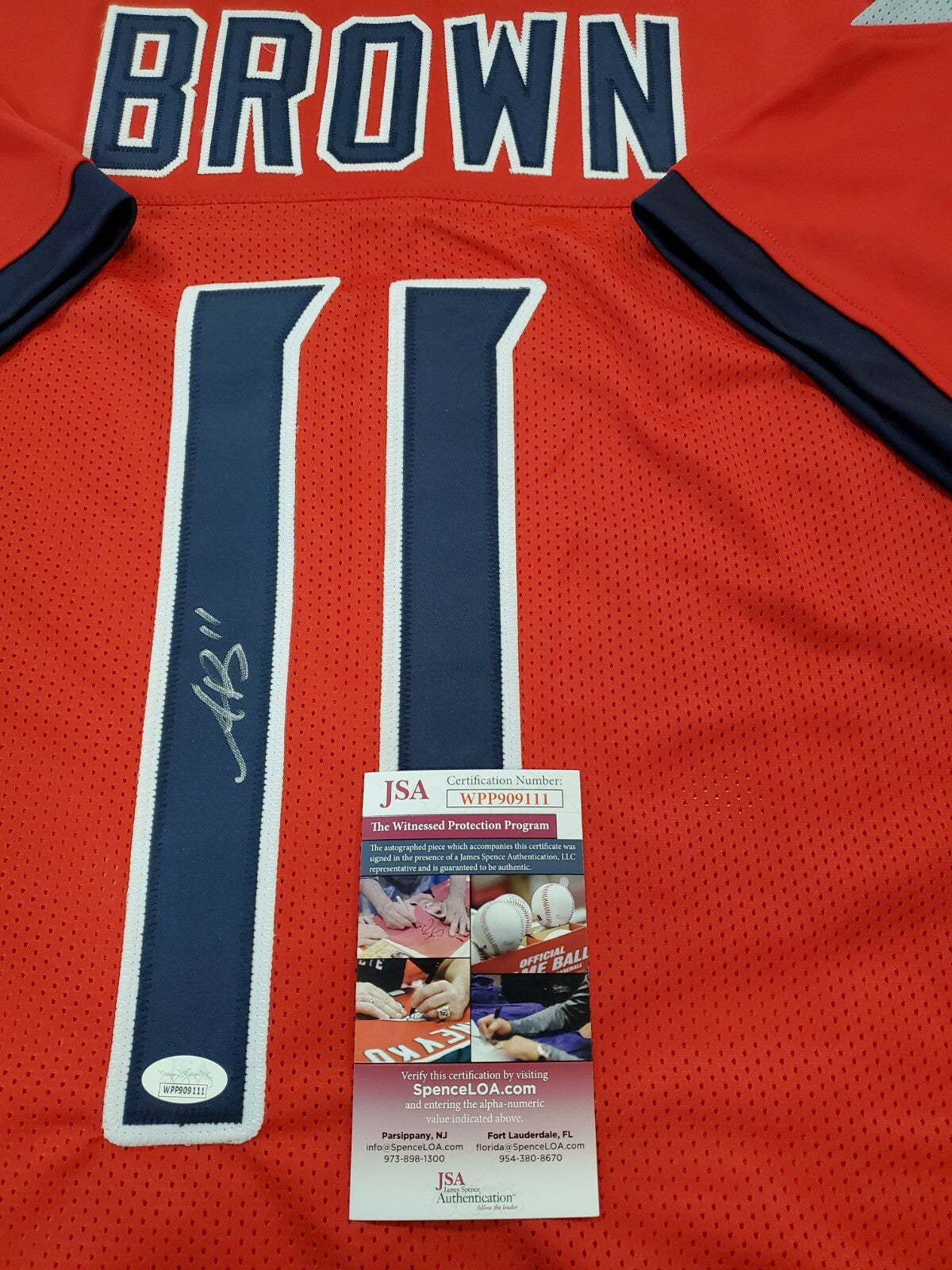 Tennessee Titans Aj Brown Autographed Signed Jersey Jsa  Coa