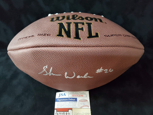 Shaun Wade Autographed Signed Nfl Football Jsa Signature Debut Coa
