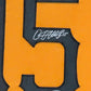 Framed Pittsburgh Pirates Oneil Cruz Autographed Signed Jersey Jsa Coa