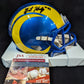 Los Angeles Rams Grant Haley Autographed Speed Mini Helmet Jsa Coa