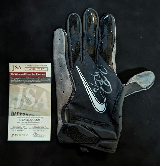 New York Giants Brian Burns Signed Glove Jsa Coa