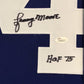 Framed Lenny Moore Autographed Signed Insc Baltimore Colts Stat Jersey Jsa Coa