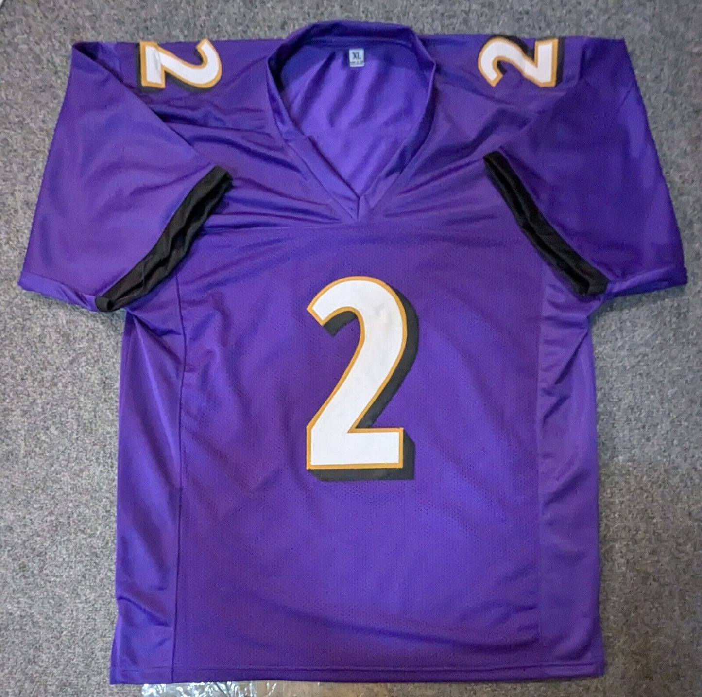 Baltimore Ravens Nate Wiggins Autographed Signed Jersey Jsa Coa