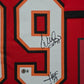 Framed Tampa Bay Buccaneers Warren Sapp Autographed Signed Jersey Beckett Holo