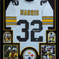 MVP Authentics Framed In Suede Pittsburgh Steelers Franco Harris Autographed Jersey Jsa Coa 1349.10 sports jersey framing , jersey framing