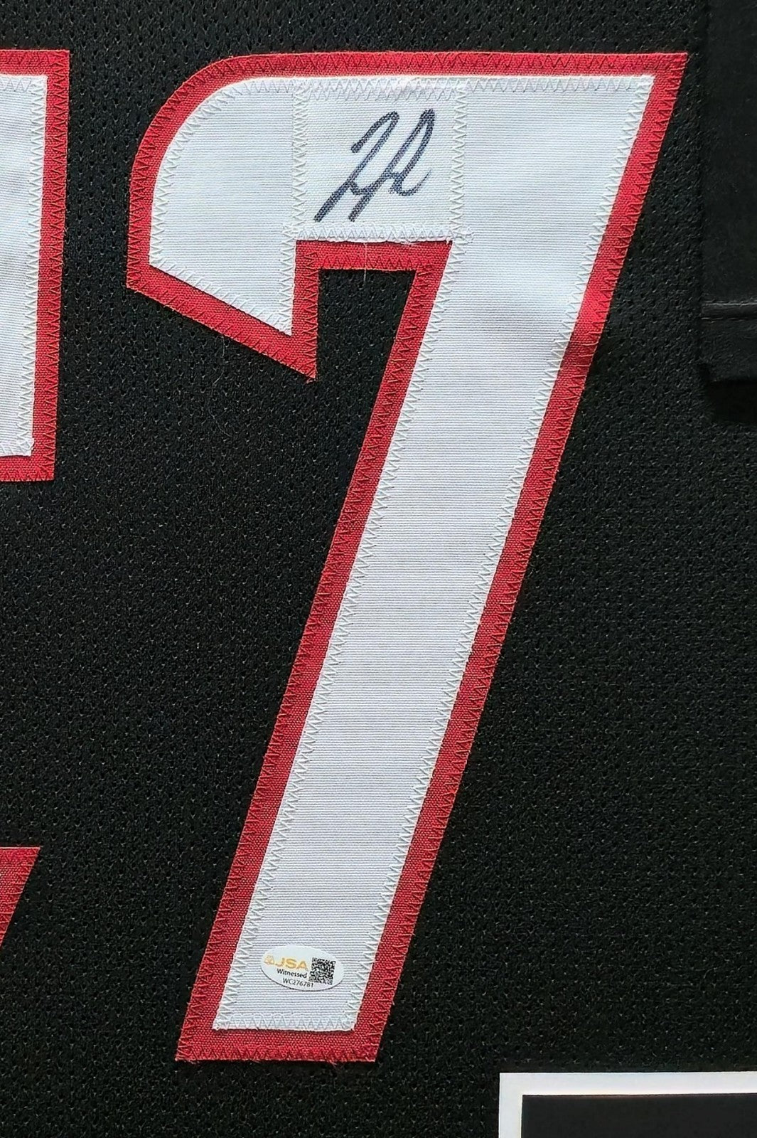 Framed Houston Texans Woody Marks Autographed Signed Jersey Jsa Coa