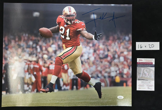 San Francisco 49Ers Frank Gore Autographed Signed 16X20 Photo Jsa Coa
