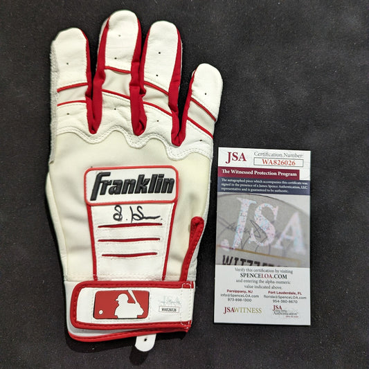 Cleveland Guardians Steven Kwan Autographed Signed Single Batting Glove Jsa Coa