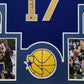 Framed Golden State Warriors Chris Mullin Autographed Signed Jersey Bas Coa