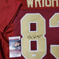 Washington Football Team Isaiah Wright Autographed Signed Jersey Jsa Coa