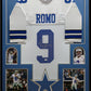 Framed Dallas Cowboys Tony Romo Autographed Signed Jersey Jsa Coa