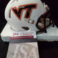 Virginia Tech Hokies Michael Vick Mini Helmet Jsa Coa