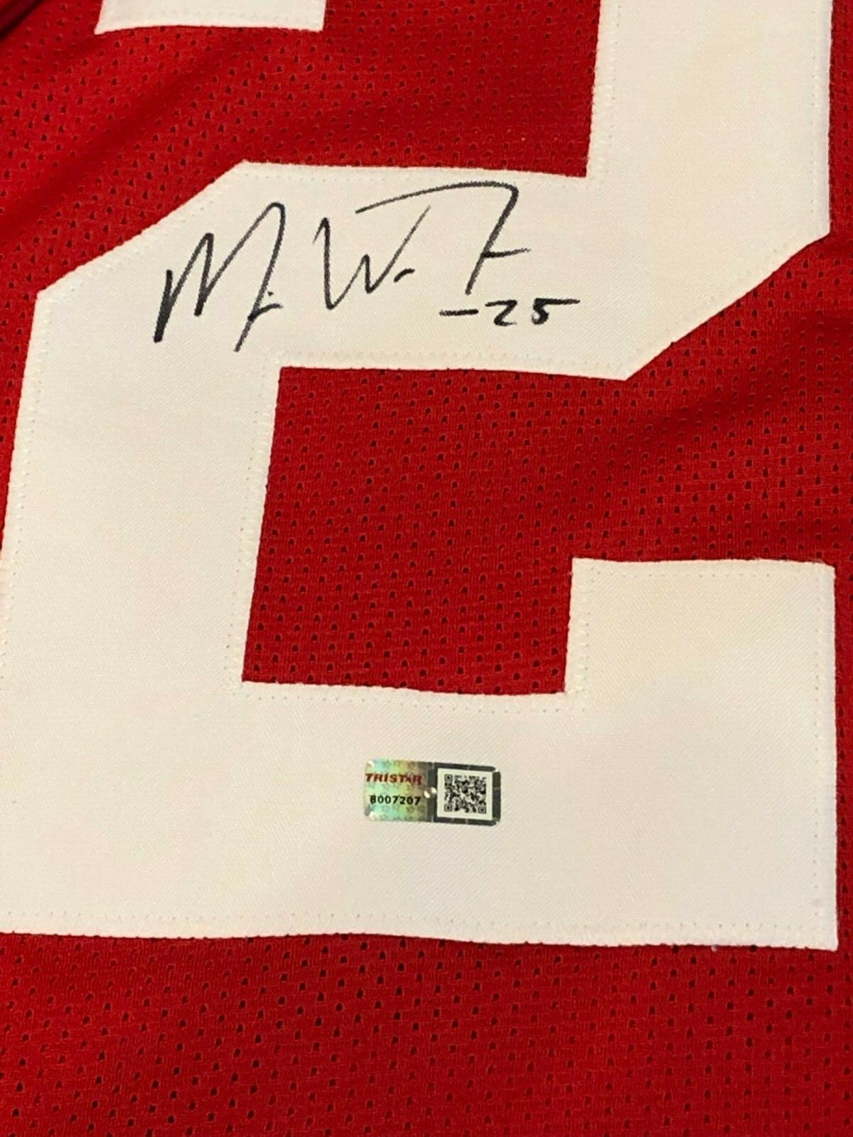 Ohio State Buckeyes Mike Weber Autographed Signed Jersey Tristar Holo